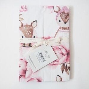 Natemia Floral 100% Organic Cotton Baby Changing Pad Cover